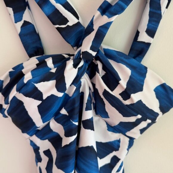 Milly - Betsy Ocean Puzzle Bandeau One-Piece Size Small - Picture 8 of 11